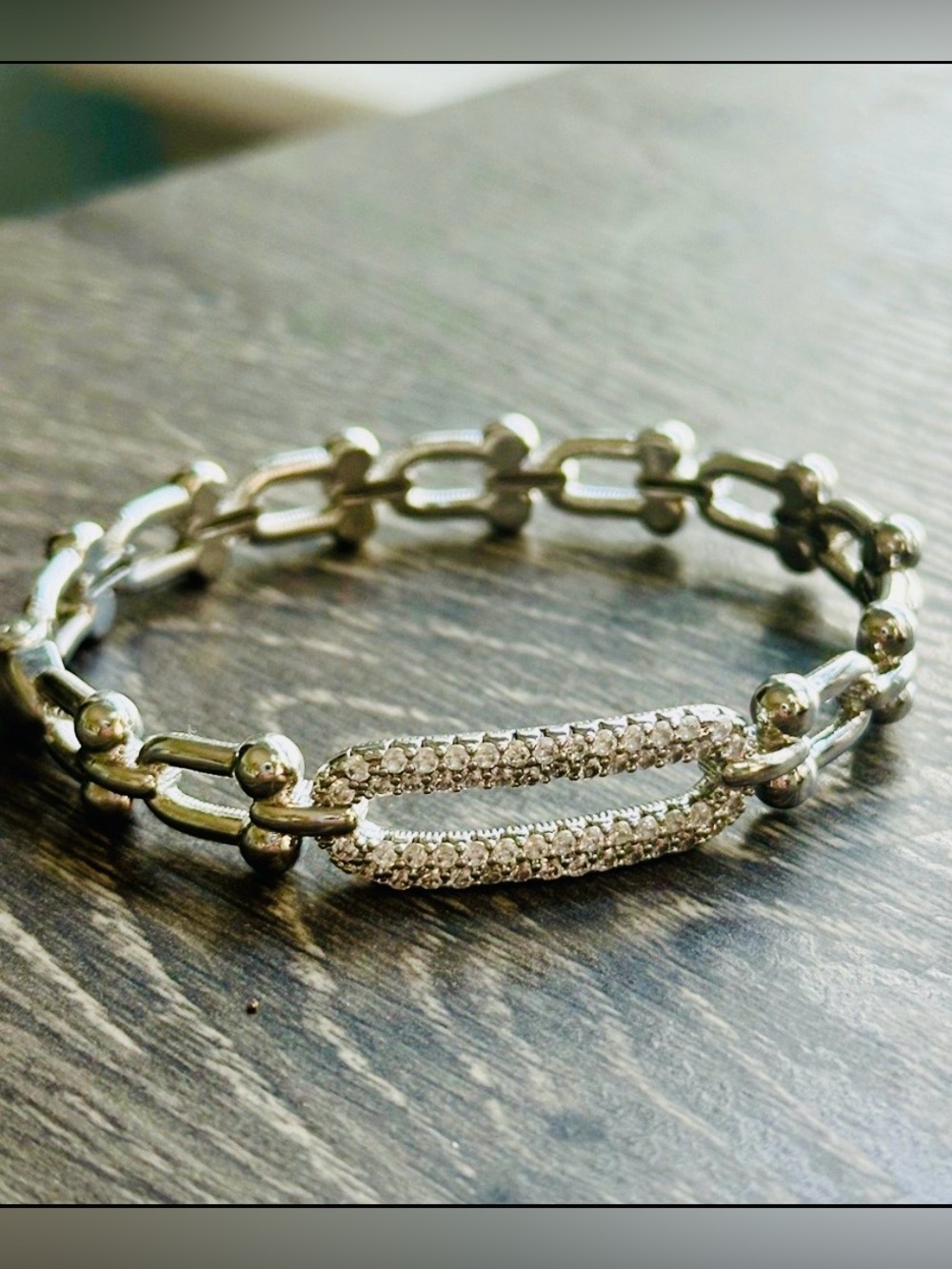 U-Link HardWear Style Hinged Bangle Bracelet
